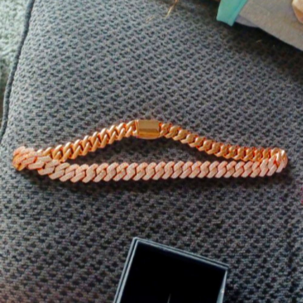 Cuban Link rose gold 20 mm necklace